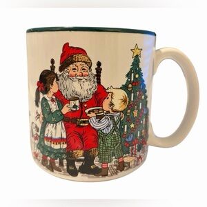 Vintage Christmas Potpourri Press Santas Snack 1993 Coffee Tea Mug